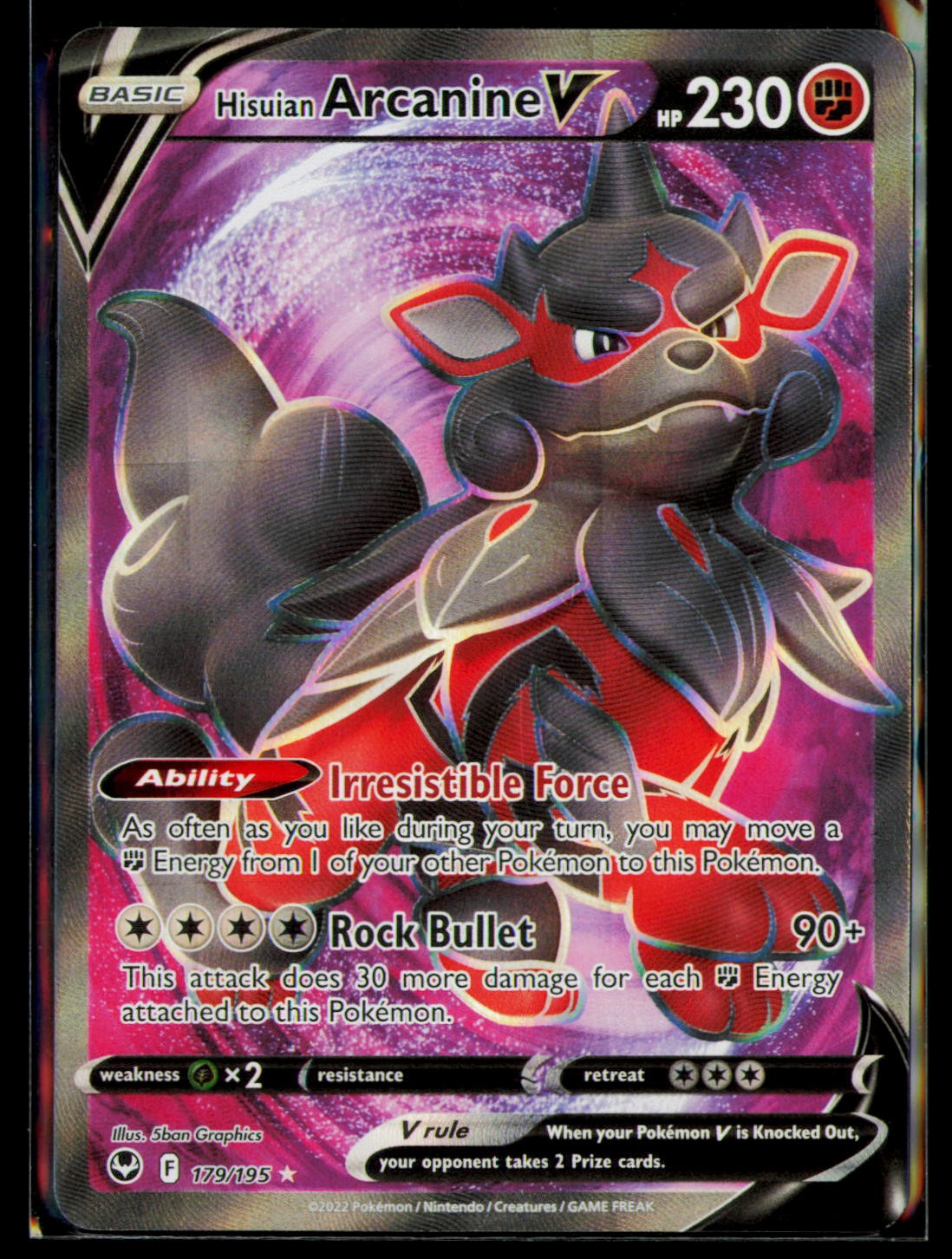 pokemon tcg silver tempest 090 195 hisuian arcanine v card 2022 # 090/195 – VTC Silver Tempest Singles Karta Pokemon TCG | Hisuian