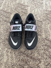 Nike Zoom HJ Elite High Jump Track  Field Spikes Black Indigo Fog Men Size 7.5