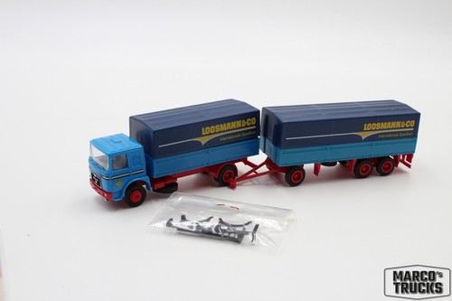 Herpa MAN F8 Trailer truck Pr/Pl 2a/3a „Loosmann & Co“ 1:87 /HU21259