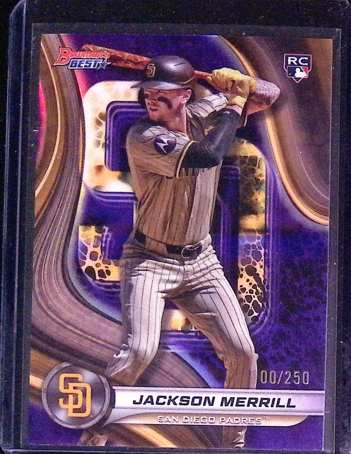 2024 Bowman's Best #56 Jackson Merrill Purple Refractors #/250