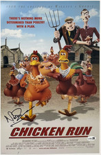 Nick Park "Chicken Run" Signed Autograph 11x17 Poster Photo Animator Creator JSA