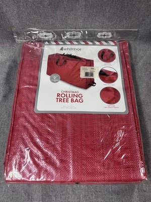 Whitmor Rolling Christmas Tree Bag Extra-large to fit up to 9ft. Tree Brand New