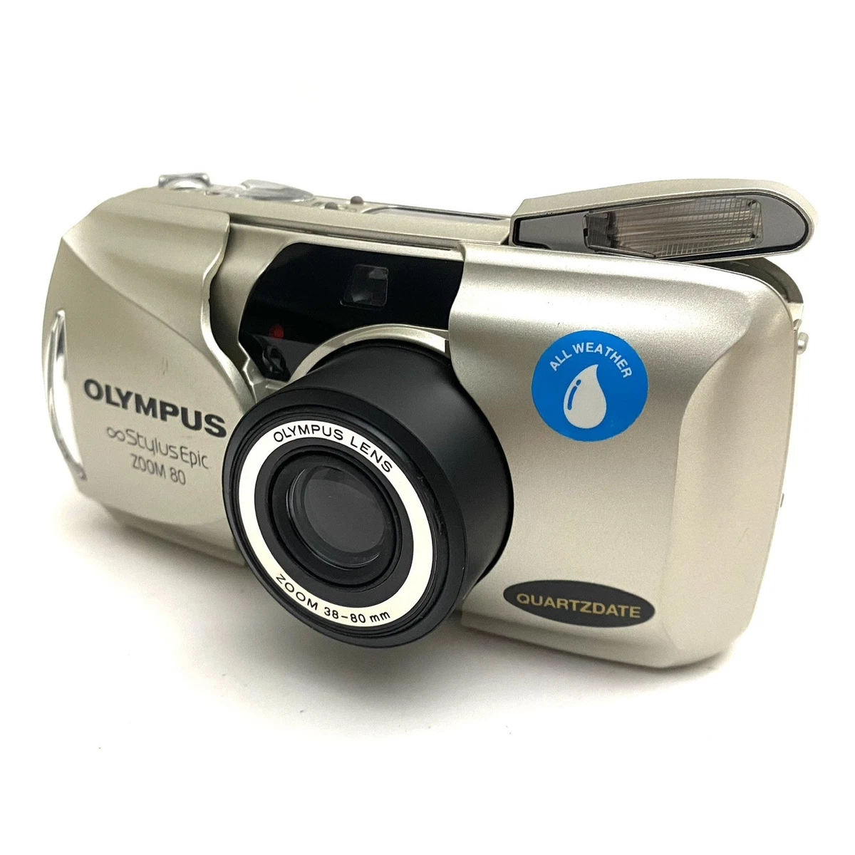 Olympus Stylus Epic Zoom 80 35 mm Point & Shoot Film Cameras for
