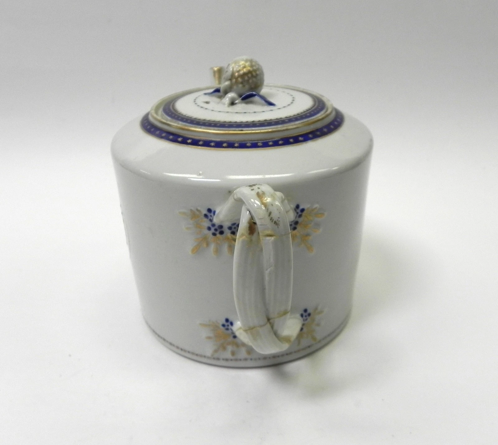 Chinese Export Porcelain Teapot Cup and Saucer - Picture 3 of 12