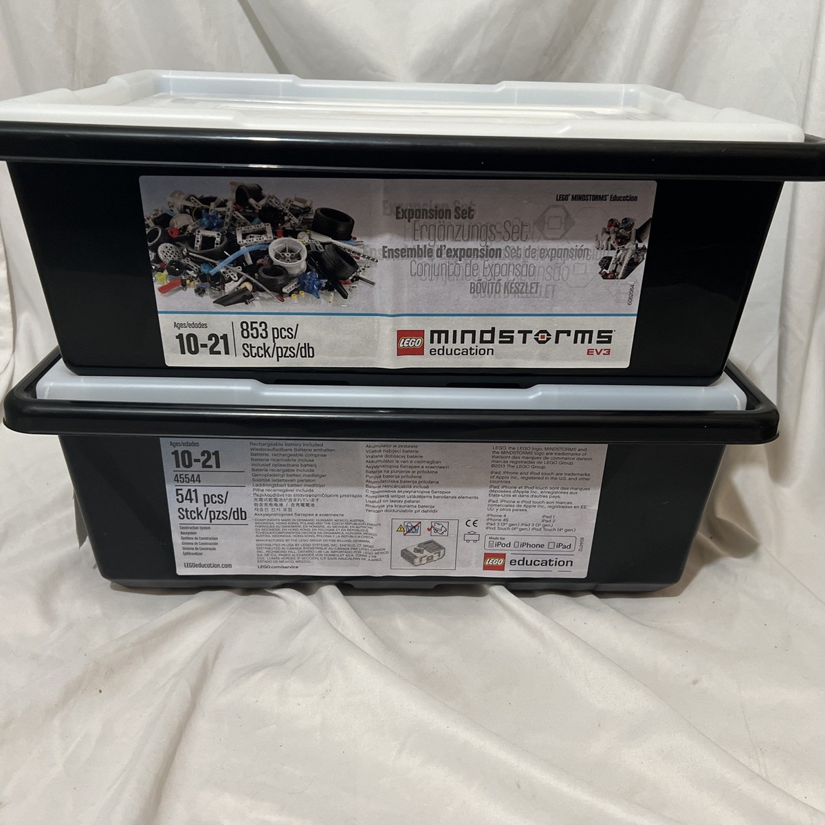 New LEGO Mindstorms EV3 Core Set 45544 and Expansion Set 45560