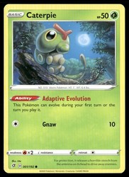 Caterpie 001/192 Rebel Clash Common