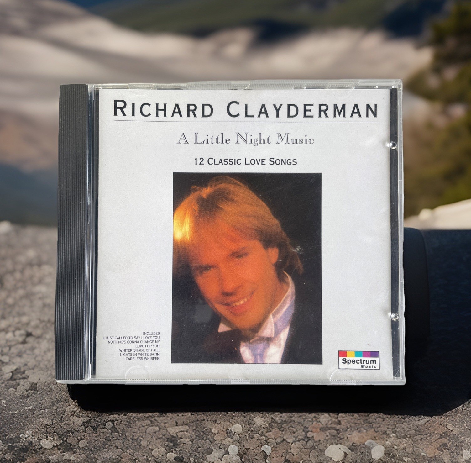 CD RICHARD CLAYDERMAN - A LITTLE NIGHT MUSIC 12 CLASSIC LOVE  SONGS ALBUM USED