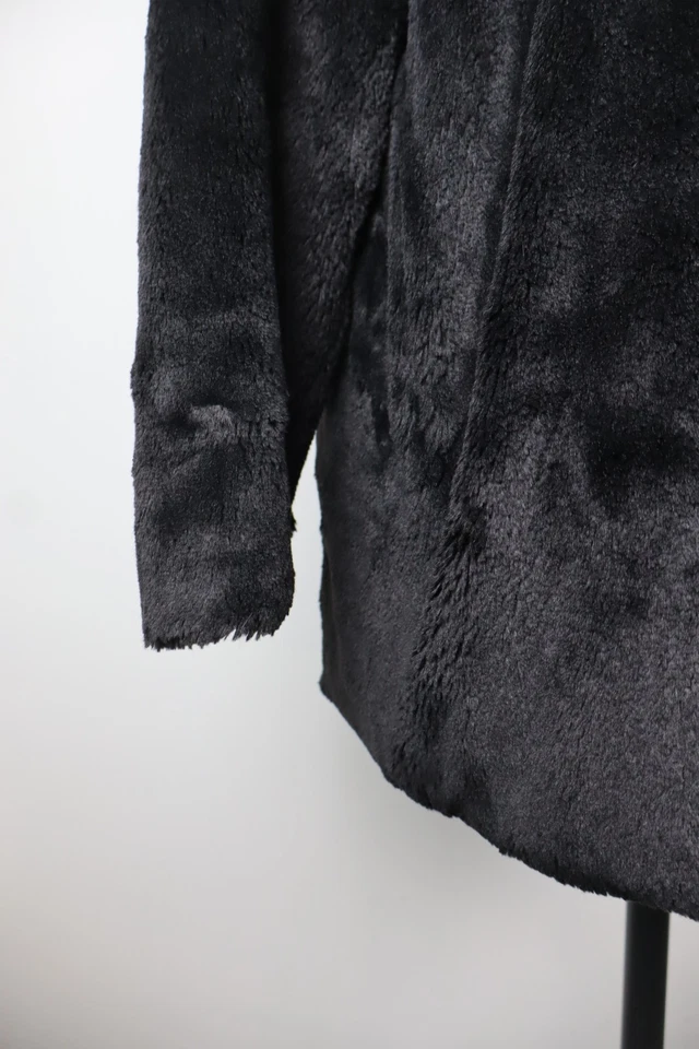 Marella Emme Coat Jacket Fur Woman Size 50 Woman Coat Vintage Casual - Image 4 of 4