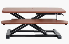 VIVO Sit to Stand Desk V000SD Walnut/Black - Brand New NIB