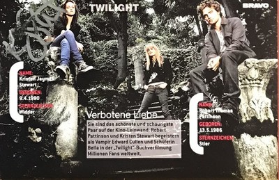 Kristen Stewart 1990- The Twilight Saga autograph signed 4''x6'' photocard