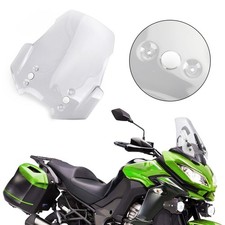 ABS Windshield Windscreen For Kawasaki 15-18 Versys 650 1000 KLE650 KLZ1000 Gy