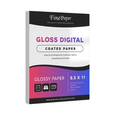 Gloss Digital Paper – Perfect for Color Laser Printing, Design Proposals, Fly...