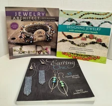 Lot Of 3 Jewelry Making Books: The Jewelry Architect, Earring Chic, Designing