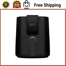 Emerald Digital Air Fryer 5.5 qt Black W/ Slide Out Pan/Detachable Basket New