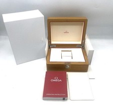 Box Omega scatola per orologio Legno Pelle con controscatola