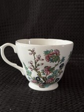 Vintage Mayfair Staffordshire Bone China Tea Cups Indian Tree Pattern