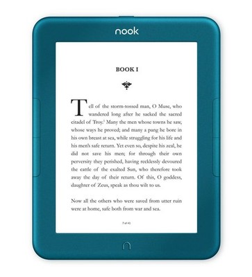 Barnes & Noble Nook Glowlight 4 BNRV1100 6'' 32GB - Ocean Teal Edition (2025)