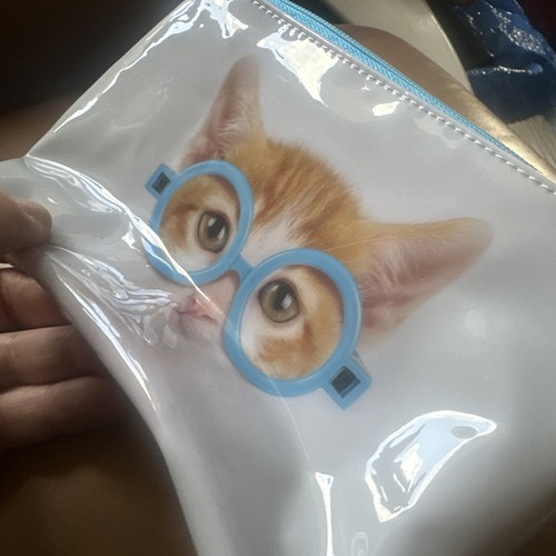 Bin Catseye, Brille, Ginger Kitten, Schmink-/Waschbeutel - Bild 4 von 9