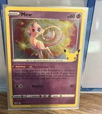 Pokémon Mew Holo Rare (011/025) from 2021 Pokémon 25th Anniversary Celebrations on eBay