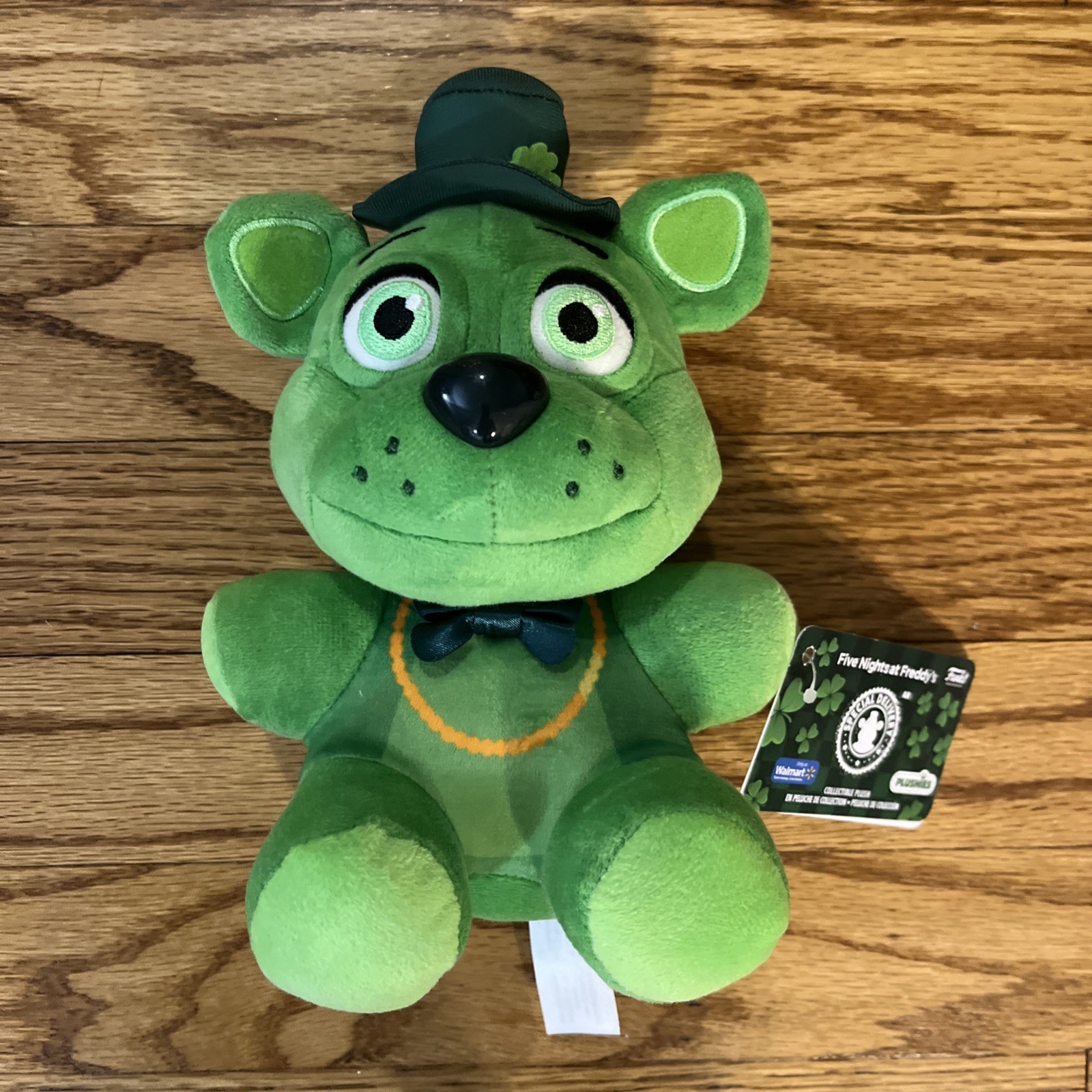 Five Nights At Freddy's Green Shamrock Freddy Bear Plush Spring FNAF Funko 2022