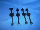 1988 GI JOE ARAH COBRA BUGG 4 FORKED MISSILE PART ACCESSORY
