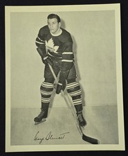 1945-1954 - QUAKER OATS PHOTO - GAYE STEWART - TORONTO MAPLE LEAFS - ORIGINAL