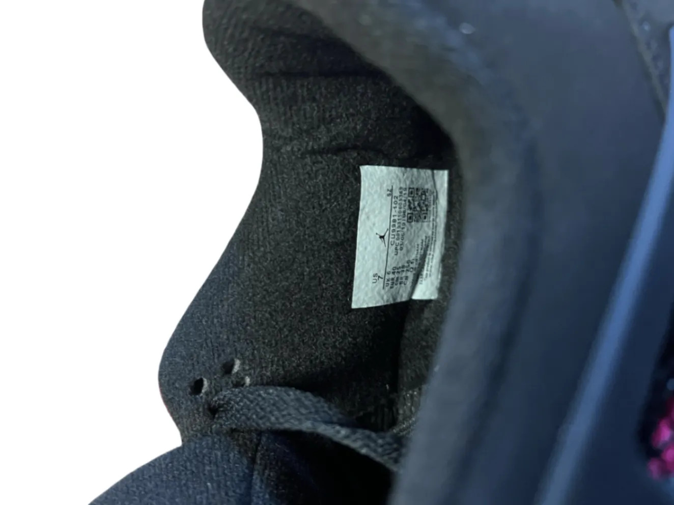 Jordan Air Jordan 4 Pink Thunder Retro Mens Size 9.5 Basketball Sneakers Custom thumbnail 4