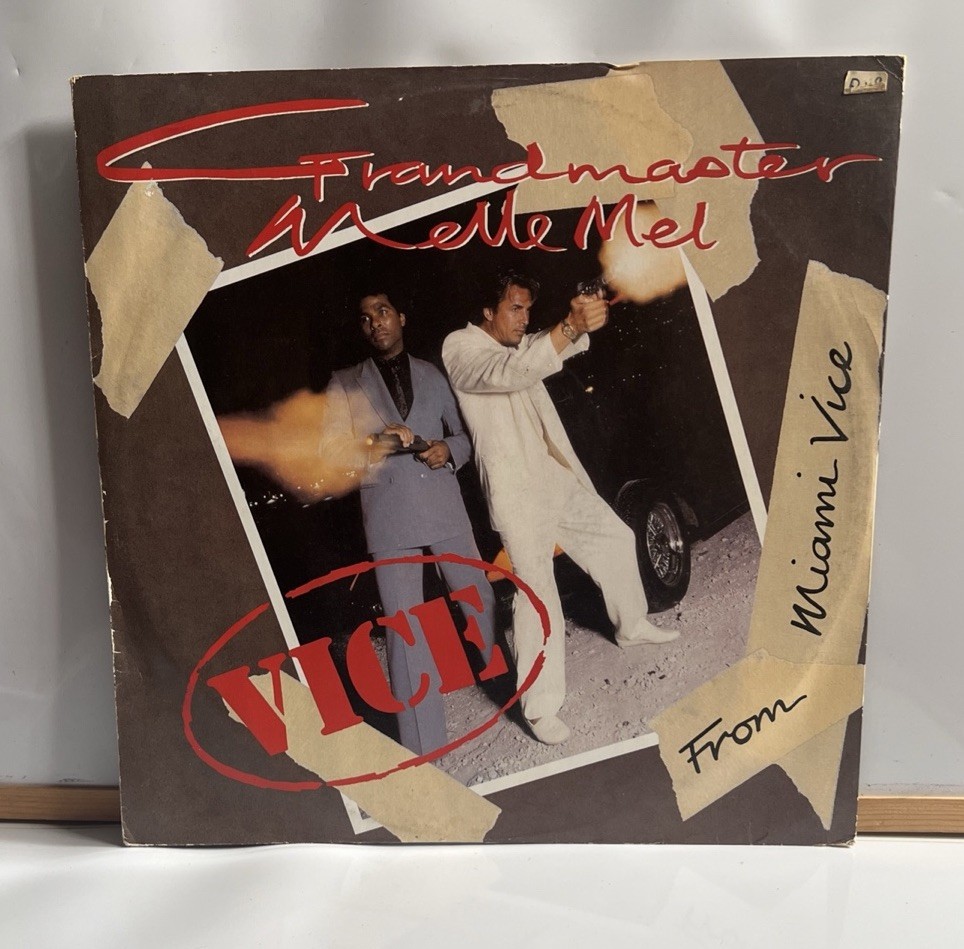 Grandmaster & Melle Mel/Vice (From Miami Vice)/1985 Sugar Hil 12"" Single/EX