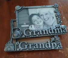 Malden International 4x6 Metal Picture Frames Grandpa Grandma