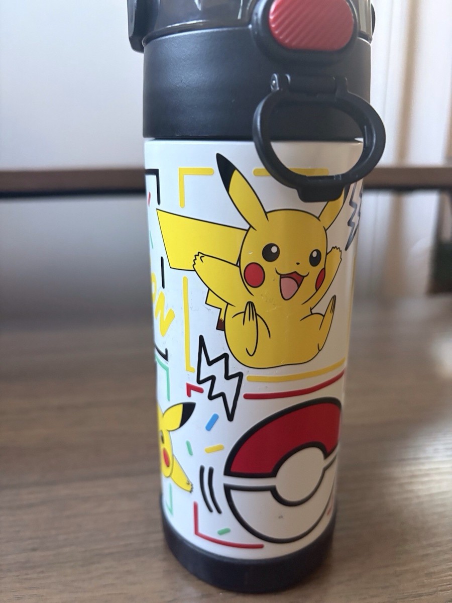 Pokemon Kids Thermos FUNtainer Water Bottle 14oz 414ml Pikachu