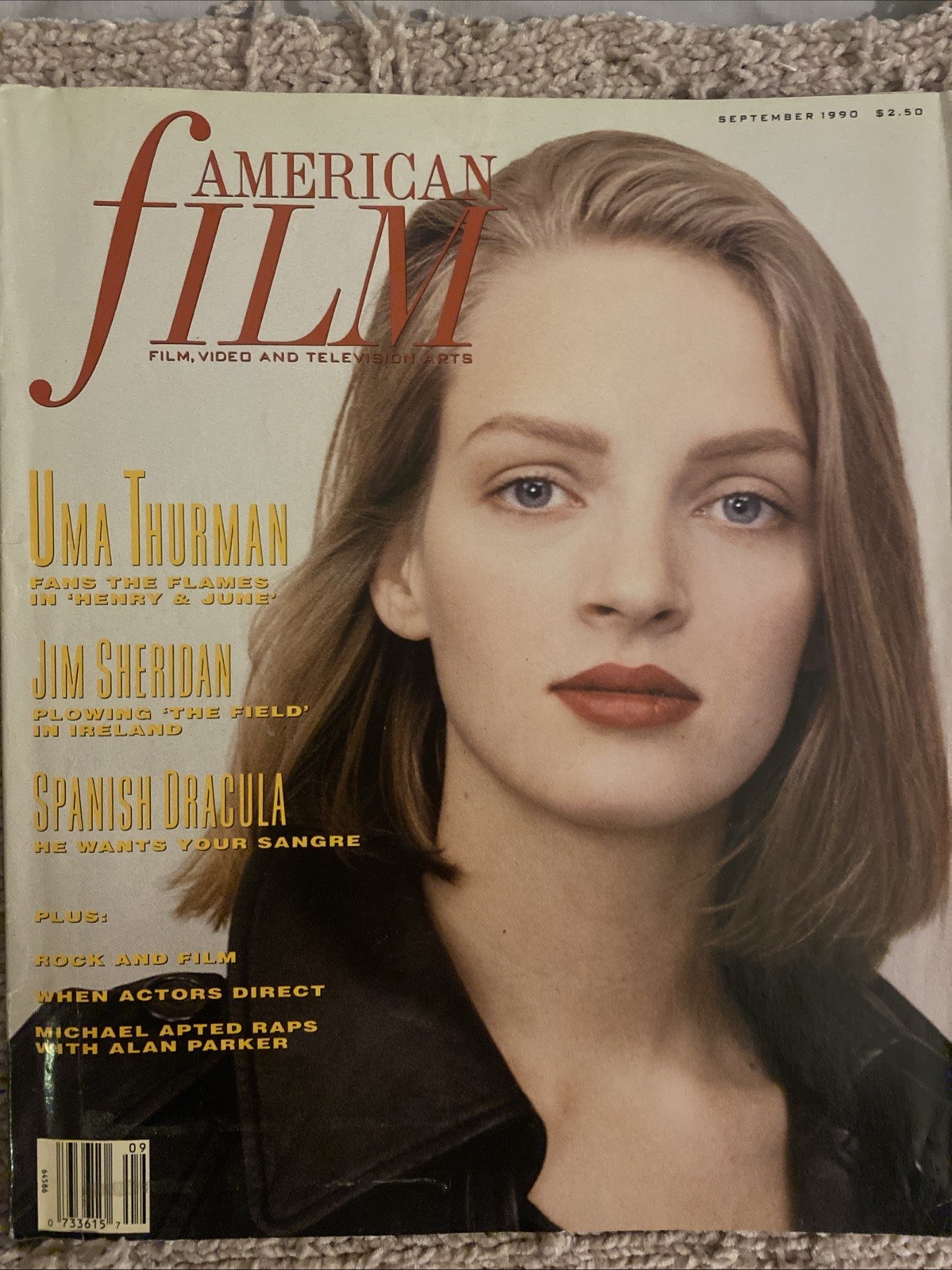 American Film Magazine September 1990 / Uma Thurman Jim Sheridan