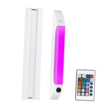  LED Under Cabinet Light, Battery Operated RGB Colors Changing Led White-1Pack