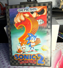 SEGA Sonic the Hedgehog 2 Sega Genesis Game w/ Case Manual Multiplayer NTSC-U/C