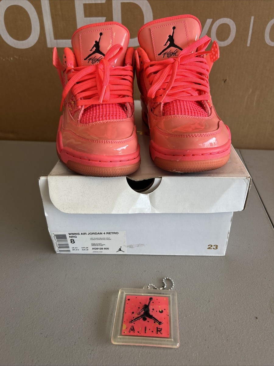 Jordan Retro Hot Pink 4s Air Jordan Retro “Hot Punch” Size 8W