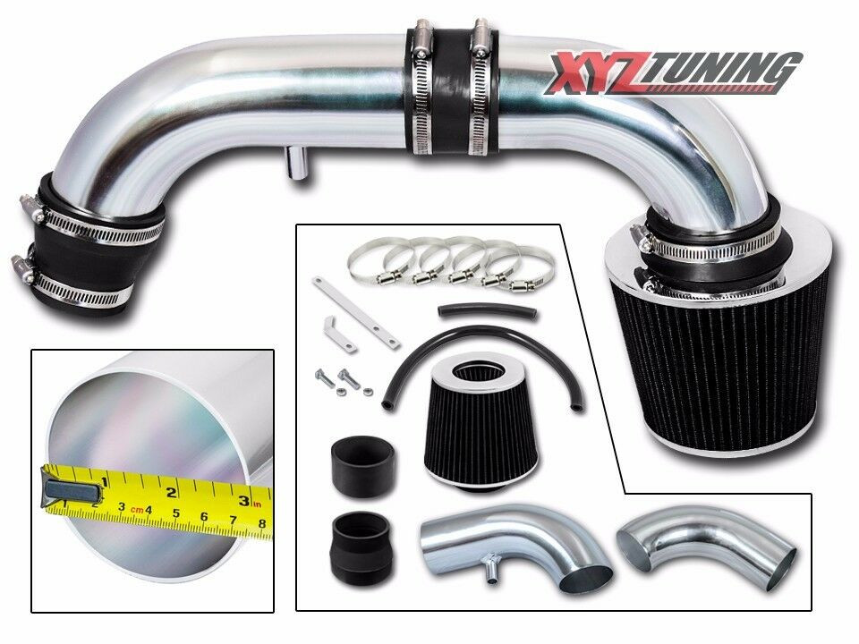 BLACK 95-00 Stratus Cirrus Breeze 2.0 2.4 Air Intake System +Filter (Sedan Only)