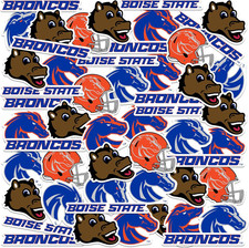 Boise State University Deluxe Vinyl Sticker Variety Pack - 50 Count