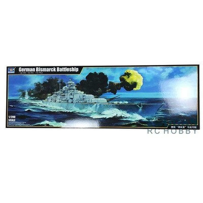US Stock Trumpeter 03702 1/200 Static Warship German KM Bismarck Battleship KIT