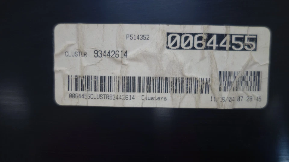 Cuadro de instrumentos GMC 93442614 Foto 2 de 3