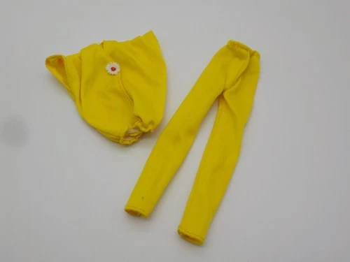 Barbie Montgomery Wards Trend Setters RARE MEGO Sunflower Yellow Top & Pants HTF
