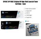 Cf411X | Hp410X | Original Hp High-Yield LaserJet Toner Cartridge - Cyan