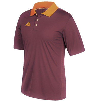 adidas maroon polo