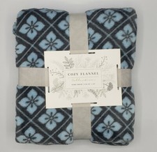 Cozy Collection Flannel Throw 50x60 Blanket Fall Winter Decorative Design