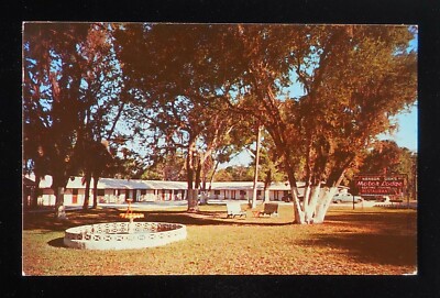 1954 Harbor Oaks Motor Lodge 7 Miles South of Daytona Beach Rt. 1 Port Orange FL