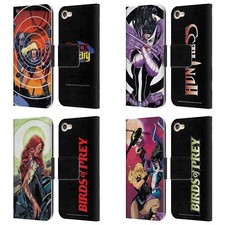 JUSTICE LEAGUE DC COMICS BIRDS OF PREY COMIC ART LEATHER BOOK CASE iPOD TOUCH