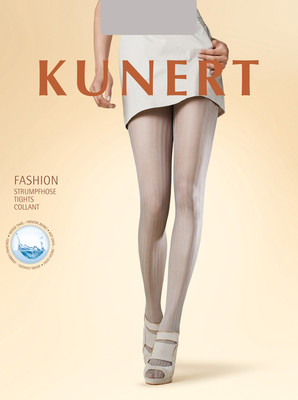 Kunert ''Fresh Stripes'' Strumpfhose mit Längsstreifen in sandy-skin 
