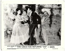 The Cisco Kid Returns original lobby card Duncan Renaldo Martin Garralaga 1945
