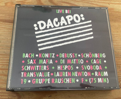 CD VA Live Bei Da Capo (15 Song) PRIVAT PRESS jc/box + cards/sticker
