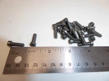 10-24 x 5/8" SS 410 Phillips Fillister Head Machine Screw VINTAGE US Made Qty 25