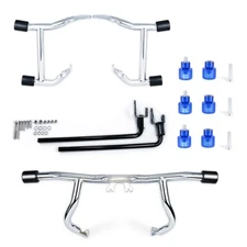 Saddlebags Guards Crash Rails Bars For Harley Touring Road Street Glides 14-25