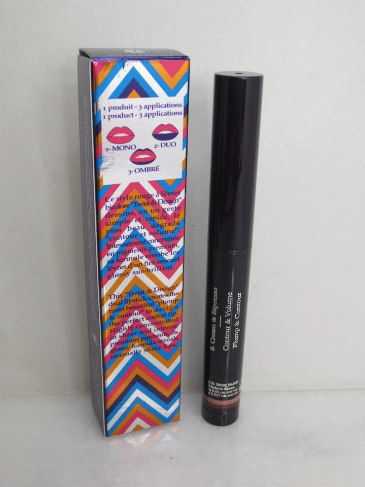 T BY TERRY TWIST ON LIP BATOM DUPLO 8 CREME E CAFÉ EXPRESSO CAIXA LOTE DE 2 - Imagem 4 de 4